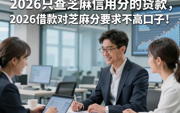 2026只查芝麻信用分的贷款，为您搜集5个2026借款对芝麻分要求不高口子