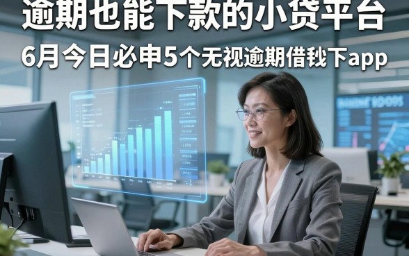 逾期也能下款的小贷平台，6月今日必申5个无视逾期的借钱秒下app