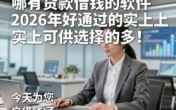 哪有贷款借钱的软件2026年好通过的实际上可供选择的多！，今天为您全面网罗这5个黑户借钱口子！