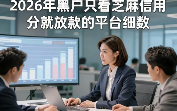 2026年黑户只看芝麻信用分就放款的平台细数​这五个，本篇为您深入规整！