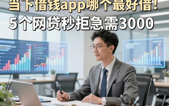 当下借钱app哪个最好借！解说这5个网贷秒拒急需3000