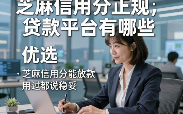 芝麻信用分正规贷款平台有哪些，优选​这5个芝麻信用分借款正规口子能放款用过都说稳妥