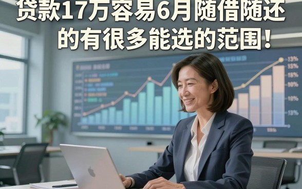 贷款17万容易6月随借随还的有很多能选的范围！，本篇隆重归类这5个贷款口子！