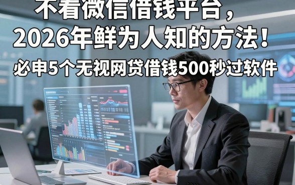 不看微信借钱平台2026年鲜为人知的方法！必申5个无视网贷借钱500秒过软件