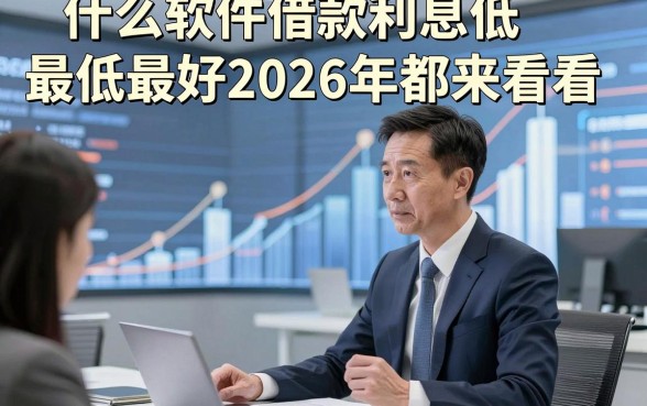 什么软件借款利息低最低最好2026年都来看看，分析这5个贷款利息低对资质要求不高7000马上放款的平台