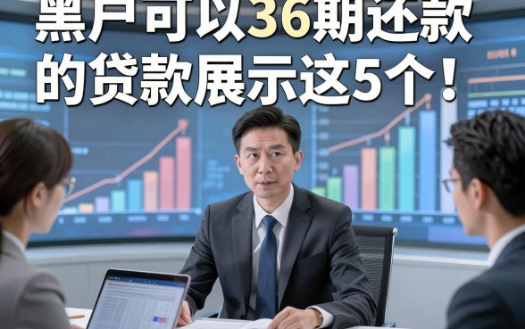 黑户可以36期还款的贷款展示这5个！本文为您深度讲说！