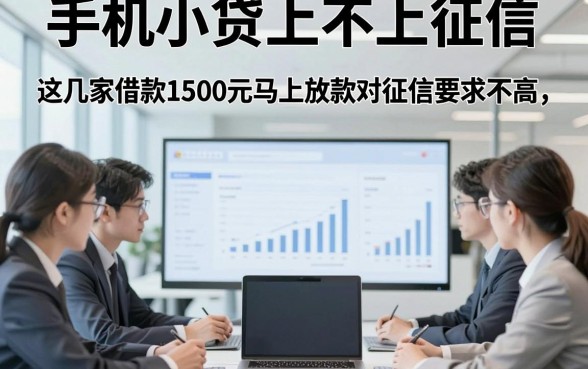 手机小贷上不上征信，展示这几家借款1500元马上放款对征信要求不高的平台