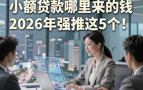 小额贷款哪里来的钱2026年强推这5个！今日给您专业解答！