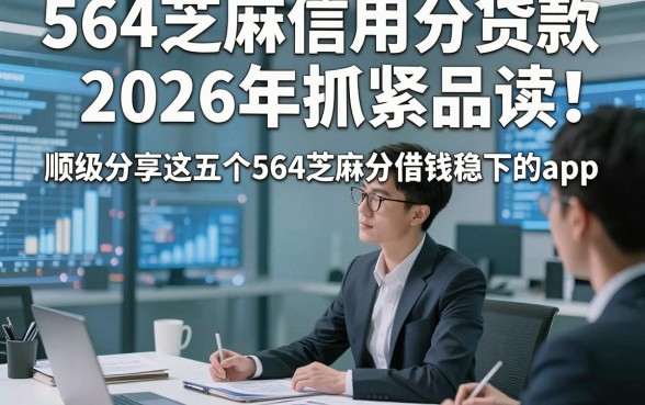 564芝麻信用分贷款2026年抓紧品读！顺便分享这五个564芝麻分借钱稳下的app