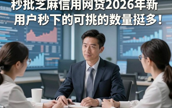 秒批芝麻信用网贷2026年新用户秒下的可挑的数量挺多！，今天为您全面验证这五个黑户贷款软件！