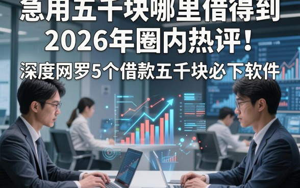 急用五千块哪里借得到2026年圈内热评！深度网罗5个借款五千块必下软件