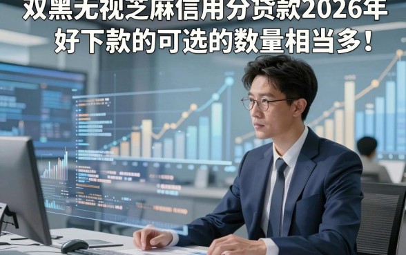 双黑无视芝麻信用分贷款2026年好下款的可选的数量相当多！，本文全面介绍这5个借钱平台！