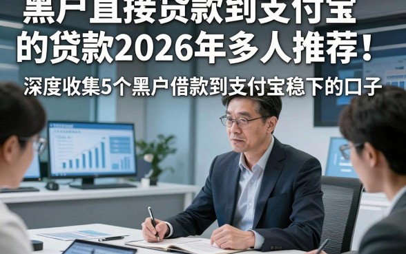 黑户直接贷款到支付宝的贷款2026年多人推荐！深度收集5个黑户借款到支付宝稳下的口子