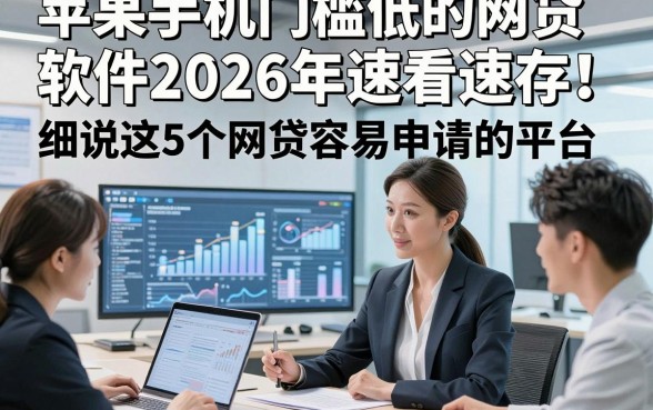 苹果手机门槛低的网贷软件2026年速看速存！细说这5个网贷容易申请的平台