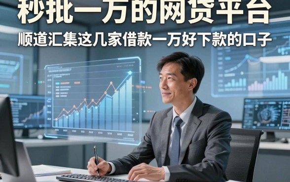 秒批一万的网贷平台，顺道汇集这几家借款一万好下款的口子
