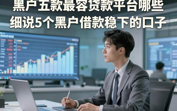 黑户五款最容贷款平台哪些，细说5个黑户借款稳下的口子