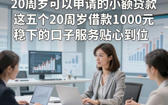 20周岁可以申请的小额贷款，这五个20周岁借款1000元稳下的口子服务贴心到位