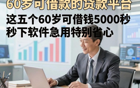 60岁可借款的贷款平台，这五个60岁可借钱5000秒下软件急用特别省心