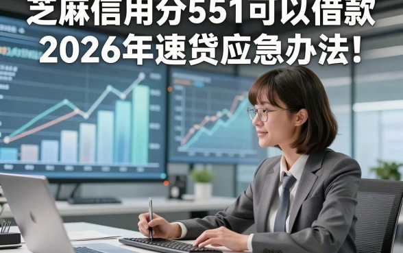 芝麻信用分551可以借款2026年速贷应急办法！已测这五个芝麻信用分551可以贷款微信放款app