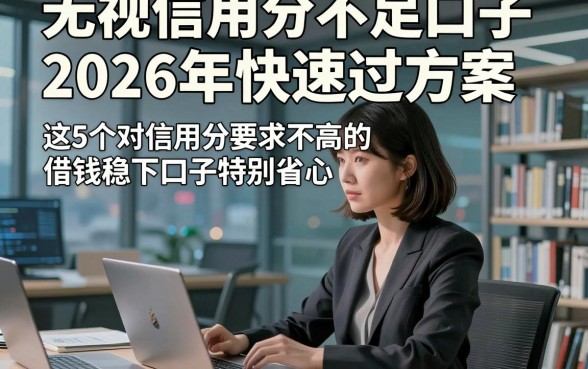 无视信用分不足口子2026年快速过方案，这5个对信用分要求不高的借钱稳下口子特别省心
