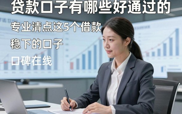 贷款口子有哪些好通过的，专业清点这5个借款稳下的口子口碑在线