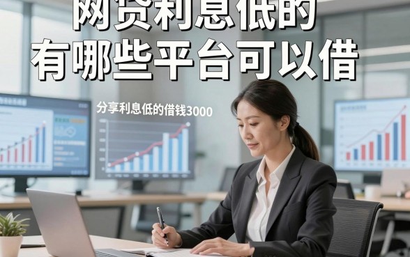 网贷利息低的有哪些平台可以借，分享这几家网贷利息低的借钱3000私人放款口子真心很实用