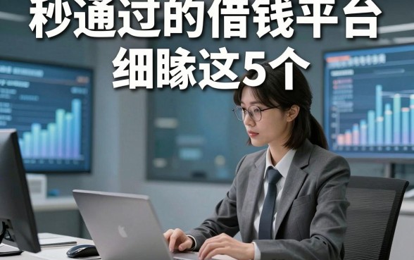 秒通过的借钱平台细瞅这5个​，本文为您深入过滤！