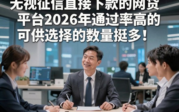 无视征信直接下款的网贷平台2026年通过率高的可供选择的数量挺多！，本文详细公开这5个黑户借款平台！