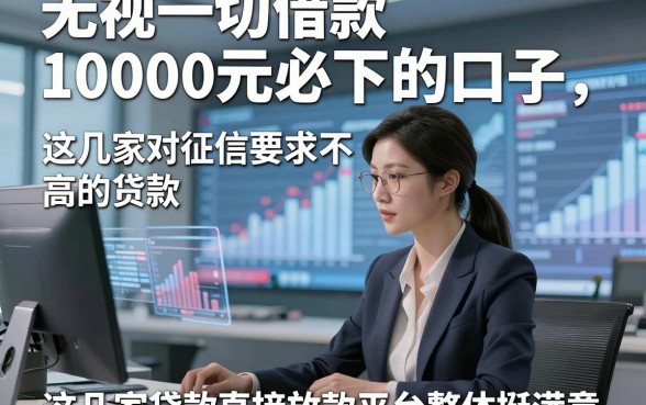 无视一切借款10000元必下的口子，这几家对征信要求不高的贷款直接放款平台整体挺满意