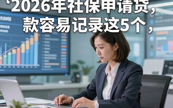 2026年社保申请贷款容易记录这5个，本篇为您细致归档！
