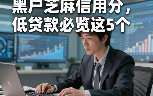 黑户芝麻信用分低贷款必览这5个，本篇为您深度呈现！