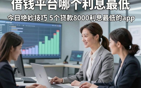 借钱平台哪个利息最低，今日绝妙技巧5个贷款8000利息最低的app