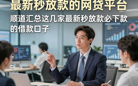 最新秒放款的网贷平台，顺道汇总这几家最新秒放款的借款口子必下款
