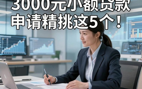 3000元小额贷款申请精挑​这5个！本篇为您深入点评！