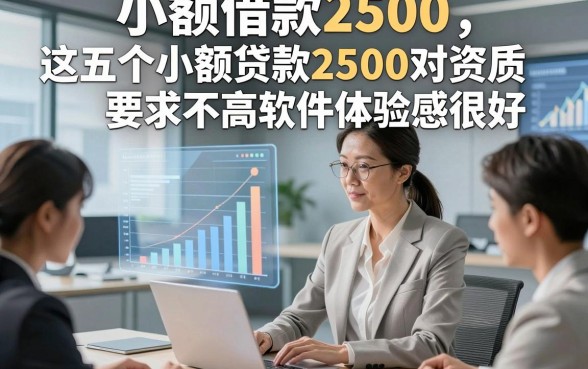 小额借款2500，这五个小额贷款2500对资质要求不高软件体验感很好