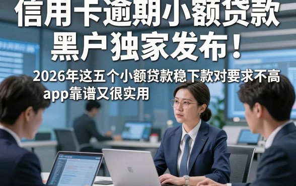 信用卡逾期小额贷款黑户独家发布！2026年这五个小额贷款稳下款对要求不高app靠谱又很实用