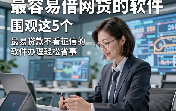 最容易借网贷的软件，围观这5个​最易贷款不看征信的软件办理轻松省事