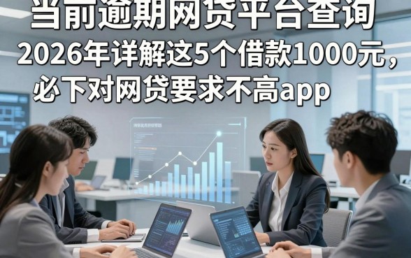 当前逾期网贷平台查询,2026年详解这5个借款1000元必下对网贷要求不高app