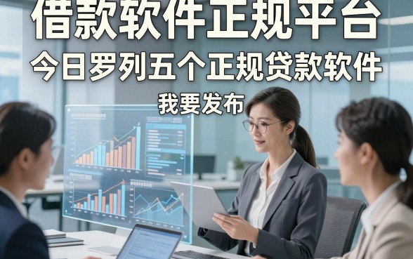 借款软件正规平台，今日罗列五个正规贷款能放款软件