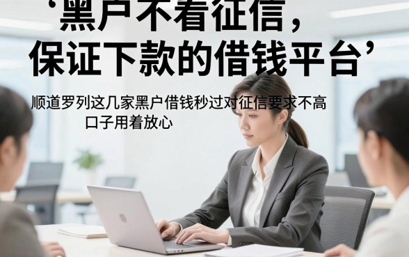 黑户不看征信保证下款的借钱平台，顺道罗列这几家黑户借钱秒过对征信要求不高口子用着放心