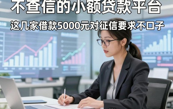不查信的小额贷款平台，同时总结这几家借款5000元对征信要求不高的口子