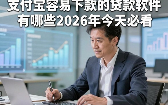支付宝容易下款的贷款软件有哪些2026年今天必看，这5个支付宝借款无视查6000秒放款的软件实操起来很顺畅