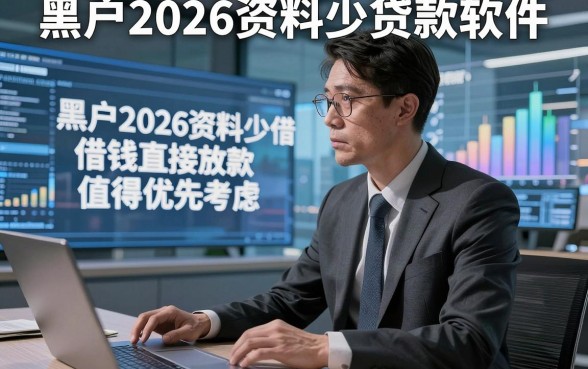 黑户2026资料少贷款软件，同时展示这几家黑户2026资料少借钱直接放款的软件值得优先考虑