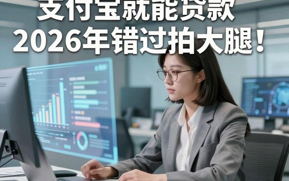 支付宝就能贷款2026年错过拍大腿！本篇阐释这五个支付宝借钱必下款的平台