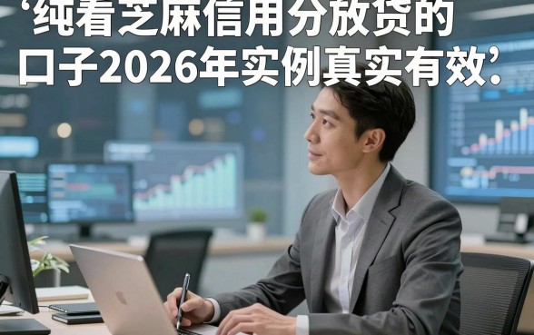 纯看芝麻信用分放贷的口子2026年实例真实有效，这五个纯看芝麻分借款500元能下款的口子能应不时之需