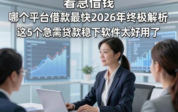 着急借钱 哪个平台借款最快2026年终极解析，这5个急需贷款稳下软件太好用了