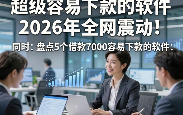 超级容易下款的软件2026年全网震动！同时盘点5个借款7000容易下款的软件
