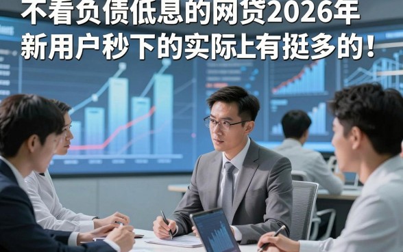 不看负债低息的网贷2026年新用户秒下的实际上有挺多的！，今天为您全面筛选这5个黑户贷款软件！