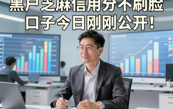 黑户芝麻信用分不刷脸口子今日刚刚公开！本文论述5个18岁不看征信负债的网贷