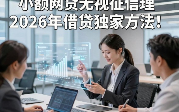 小额网贷无视征信理2026年借贷独家方法！本篇详解5类适配短期救急用户的网贷平台